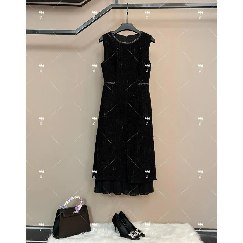 【玲】复古风显瘦默认款式连衣裙女装轻奢秋冬时尚 H-1597