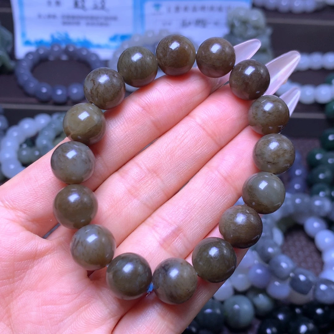 和田玉未镶嵌手串卡12