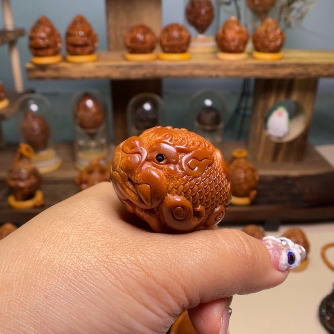 佛螺菩提吊坠徐*国祥云貔貅三点九加尺