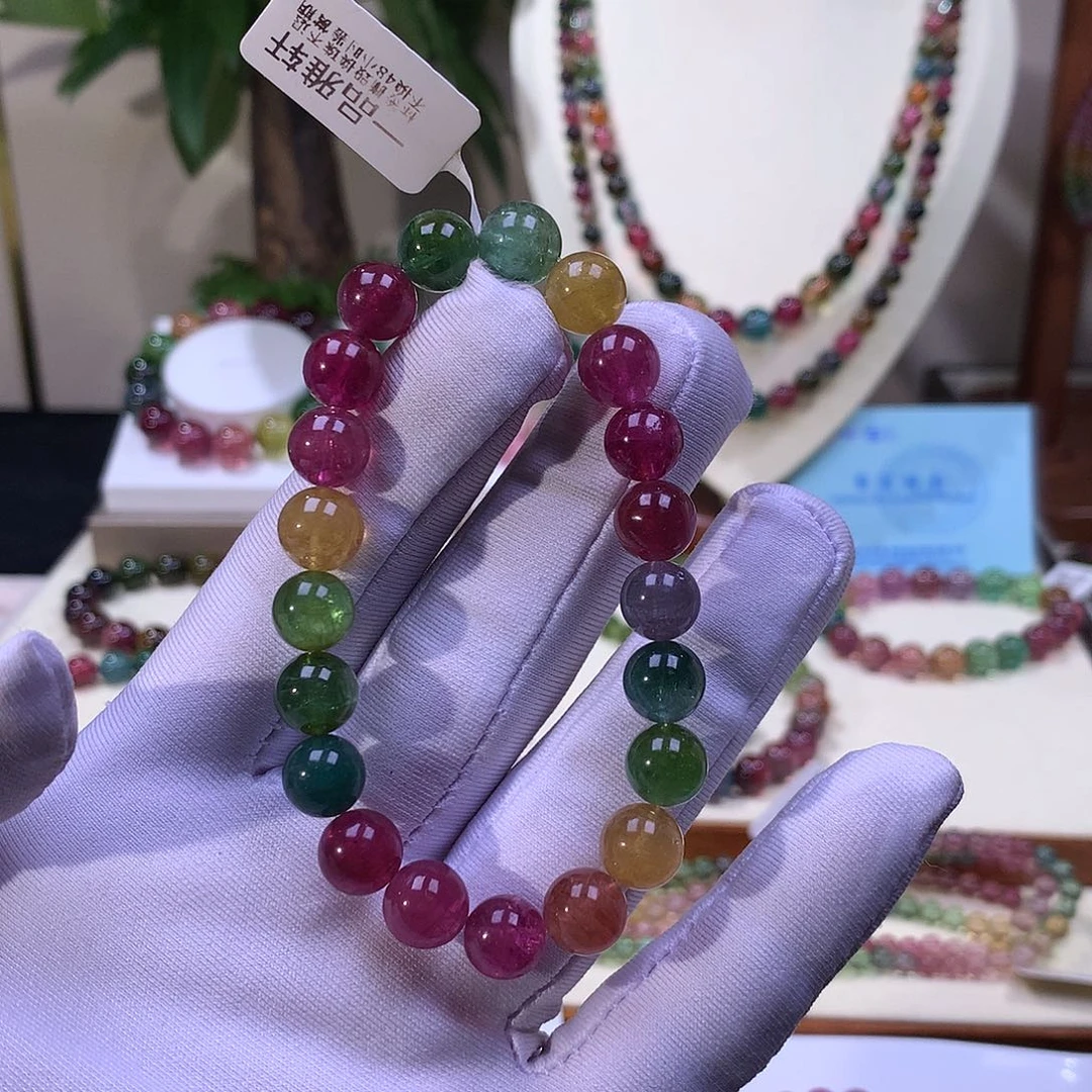 碧玺手串未镶嵌碧玺