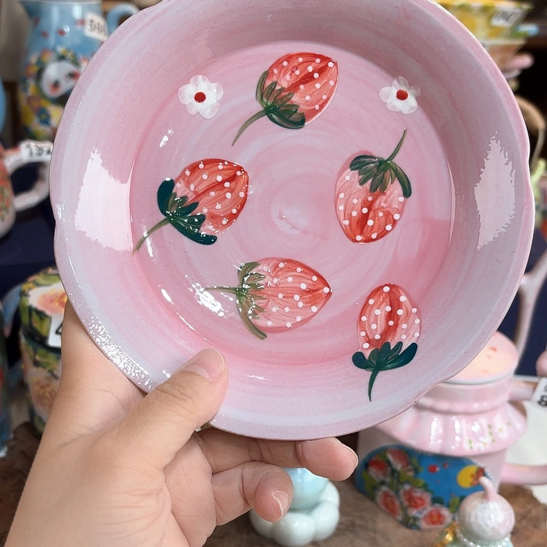 景德镇手绘高温釉下彩陶瓷茶具