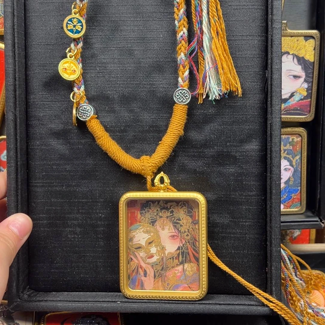 花***旧吊坠美丽的风景如花儿般