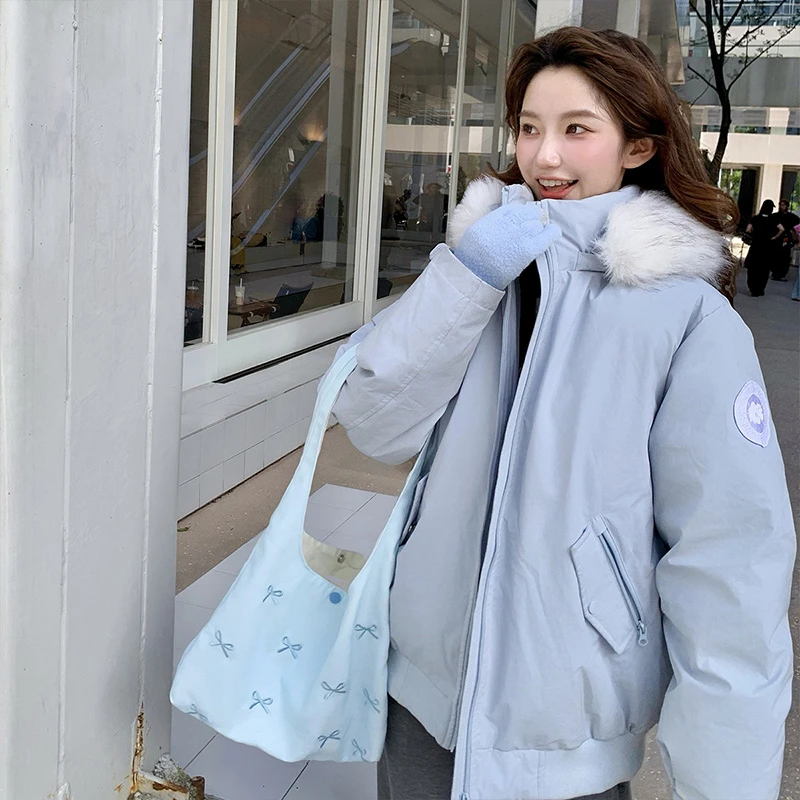 棉衣女加厚oversize情侣款棉服韩版宽松加厚棉袄外套2025冬季新款