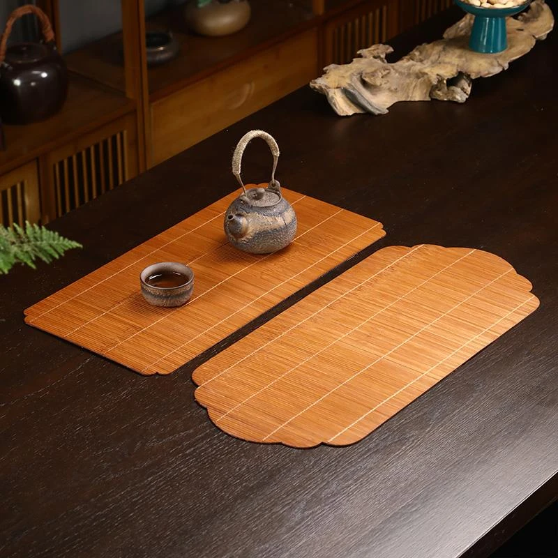竹丝茶垫茶席大漆工艺竹编特细丝手工天然香道席茶道配件茶壶垫