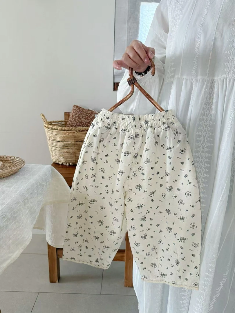 M7【斑马糖11037碎花裤】童装