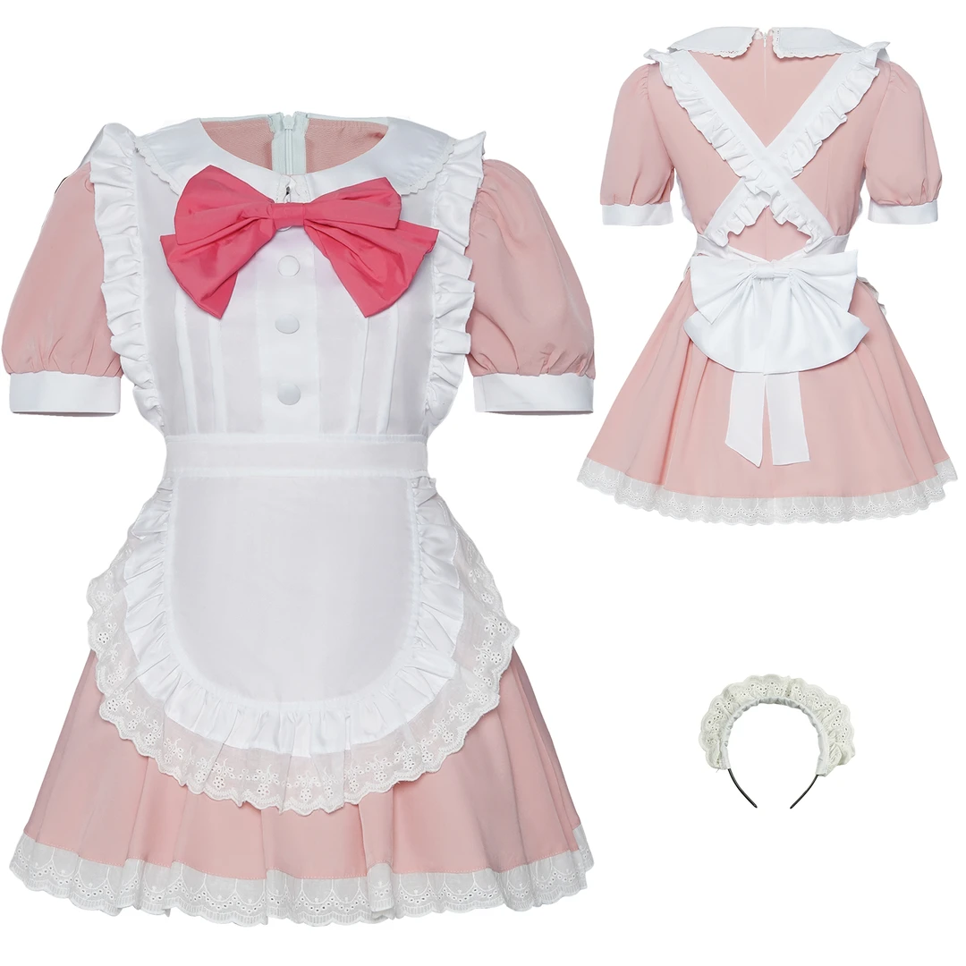 魔法少女小圆外传cos服晓美焰鹿目圆女仆装cosplay二次元表演服