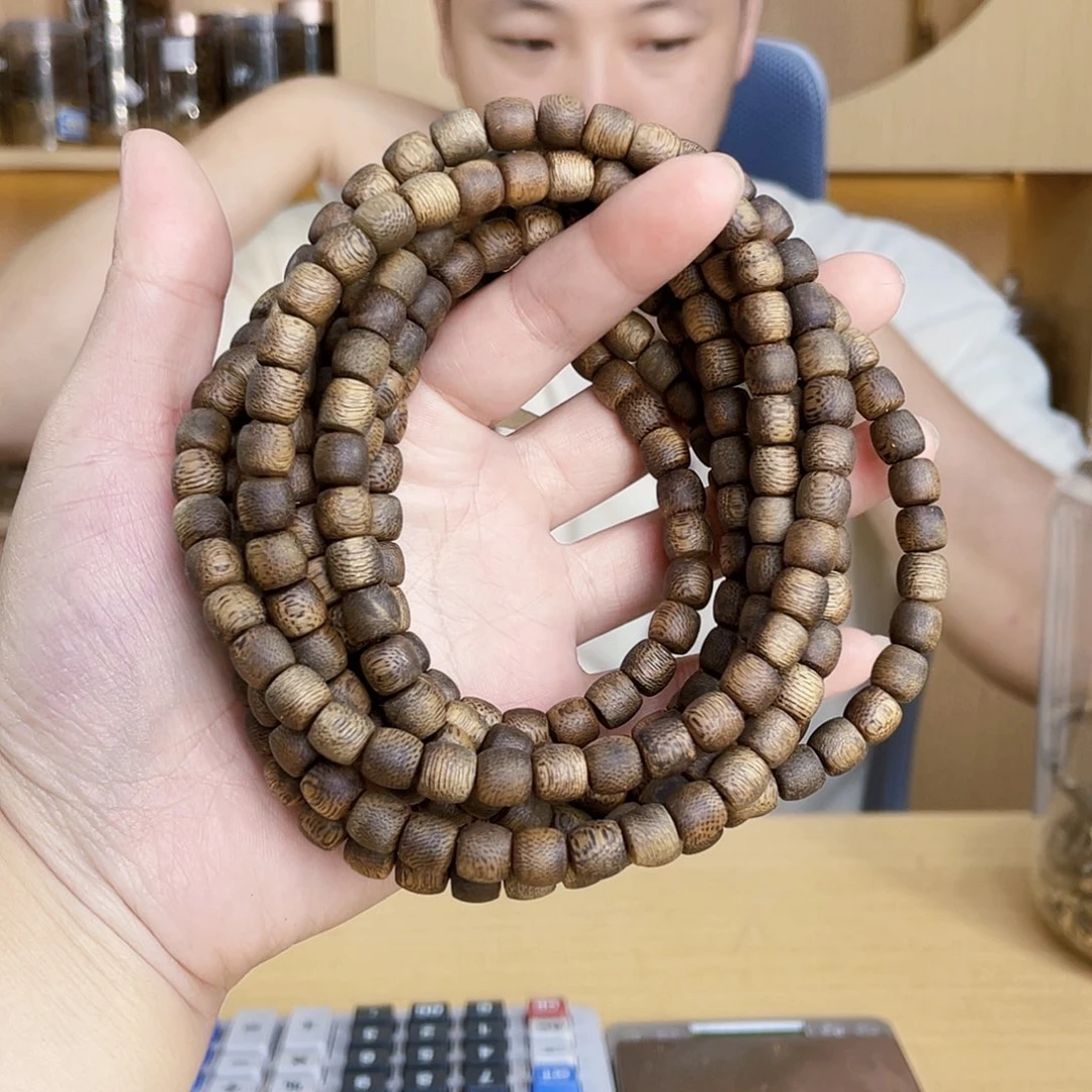 沉香沉香碎屑棋楠鼓珠长串0.7/18克多样性发一