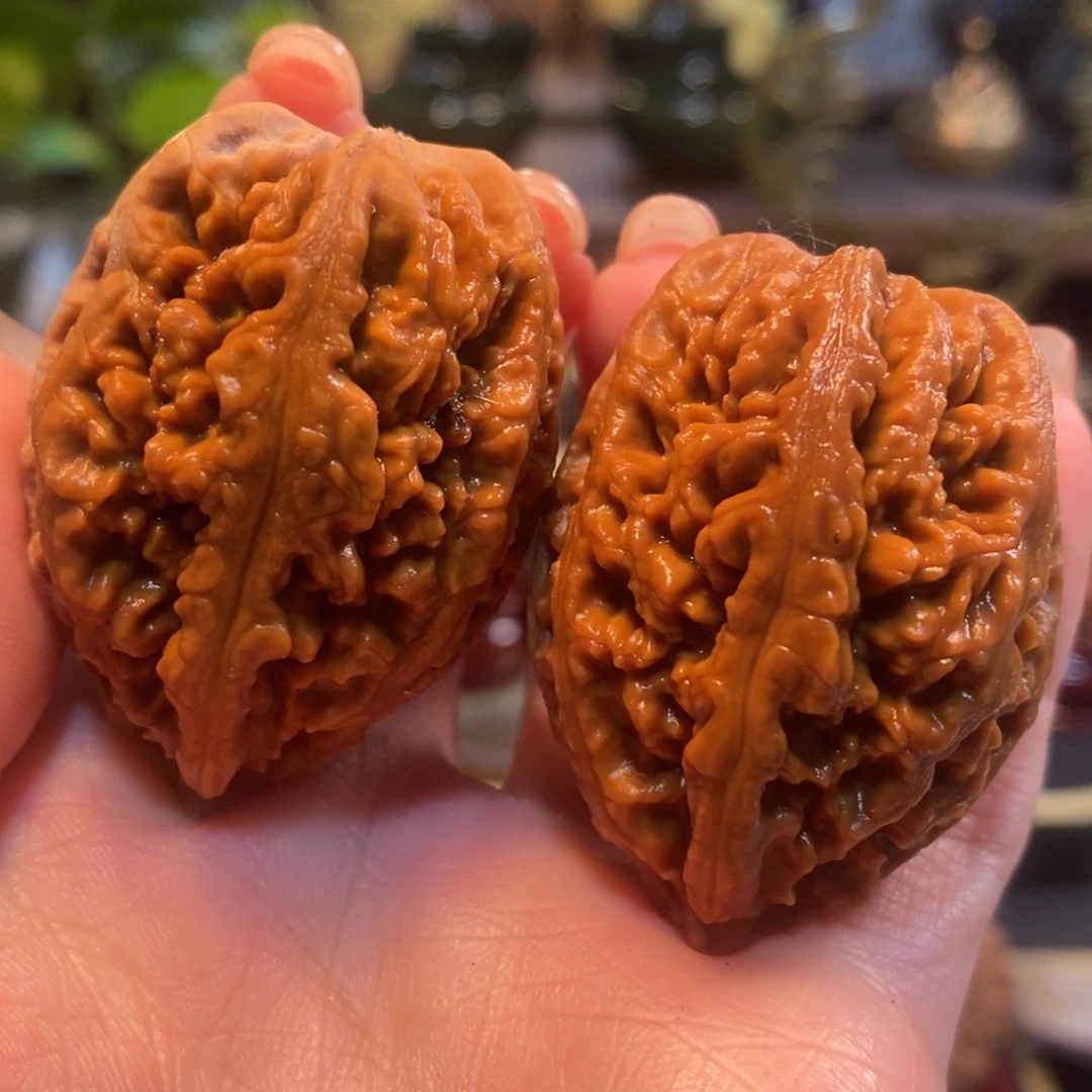 吊坠文玩核桃豆粒虎头38