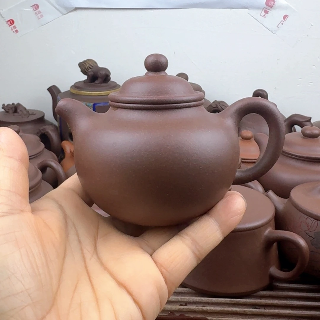 茶壶紫砂200cc大亨掇球嫩底槽清