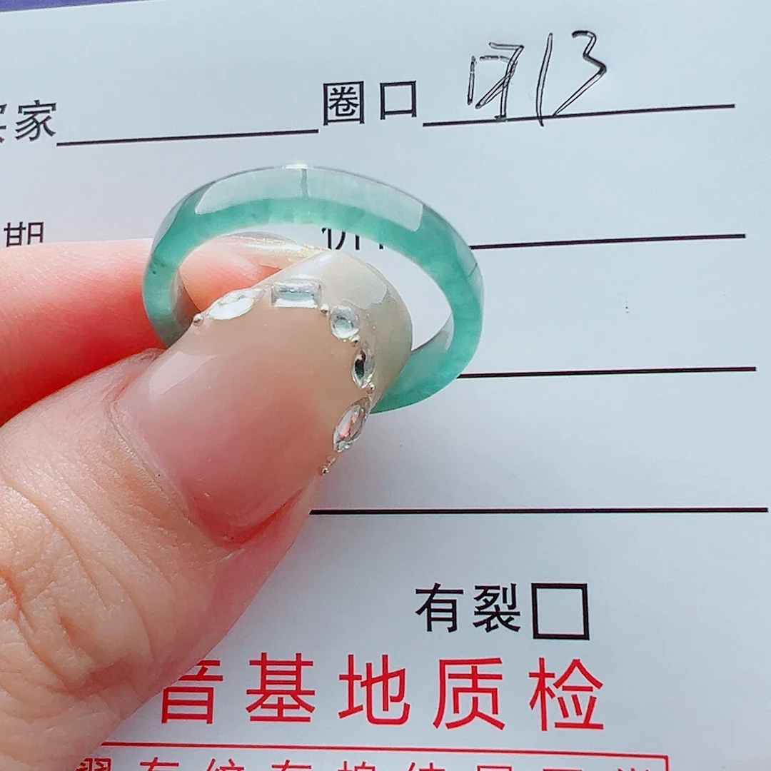 未镶嵌戒指翡翠唐***光戒圈