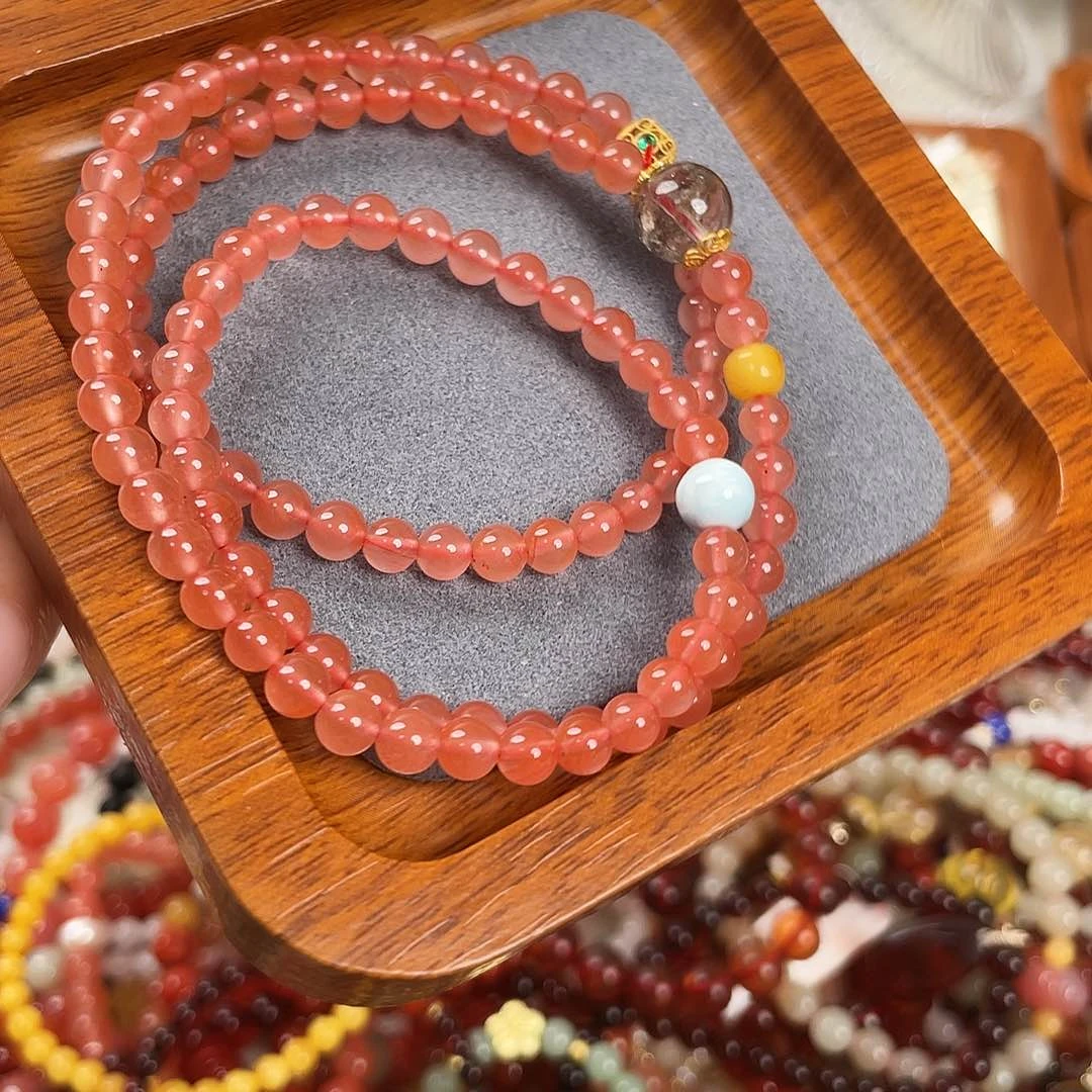 水晶手链合金水晶手链