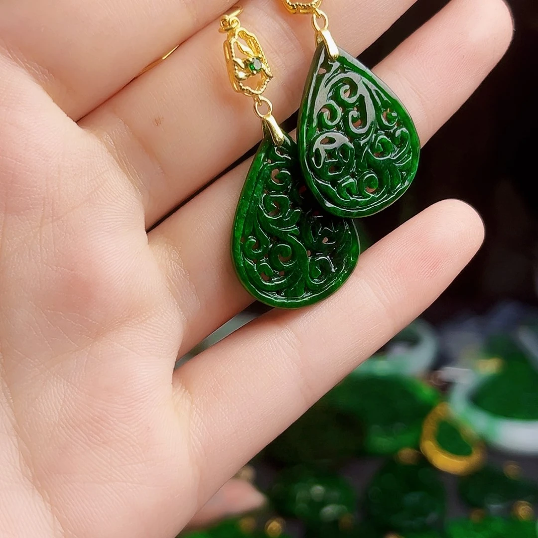 颈饰银S925镶嵌翡翠多样性