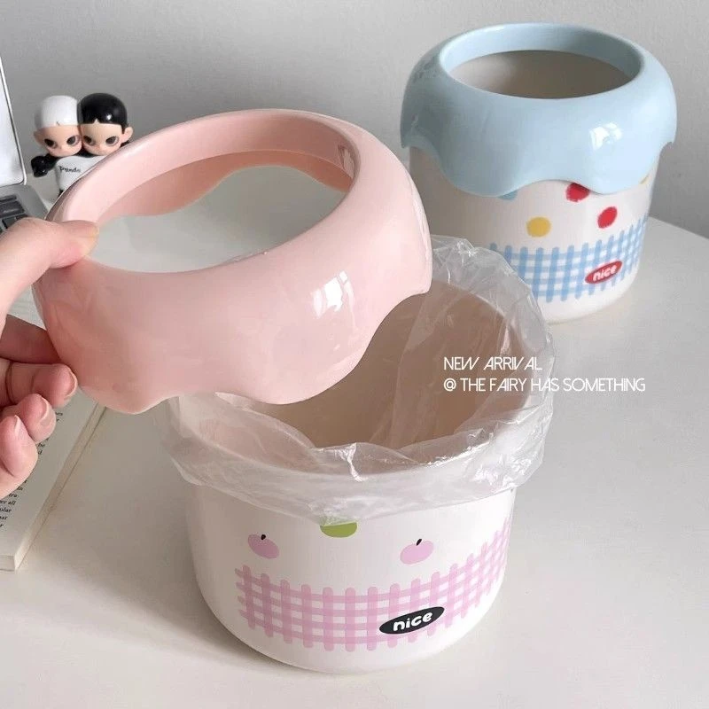 可爱桌面垃圾桶迷你办公室宿舍厨房卧室客厅无盖家用新款迷你FYH