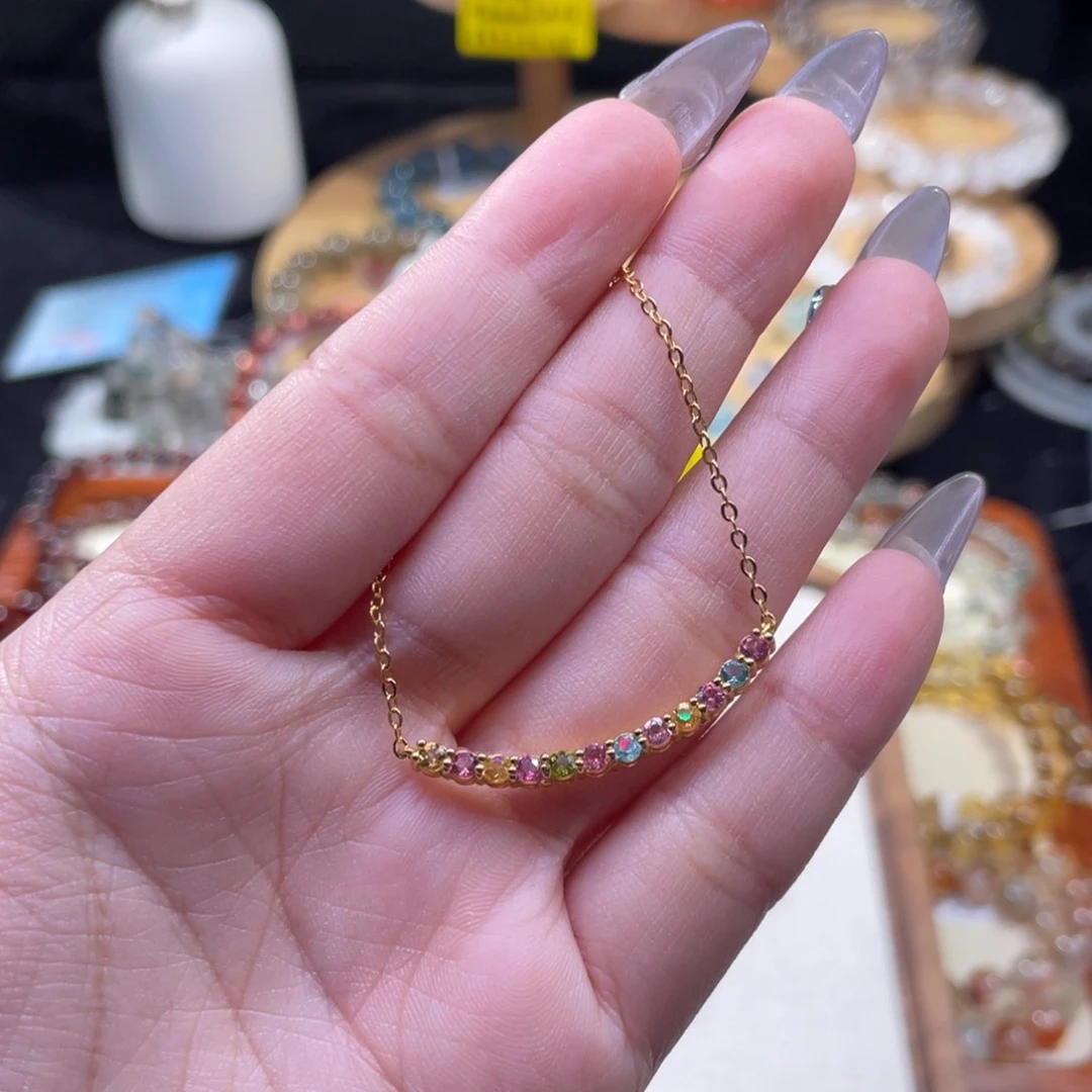 碧玺手串未镶嵌?碧玺