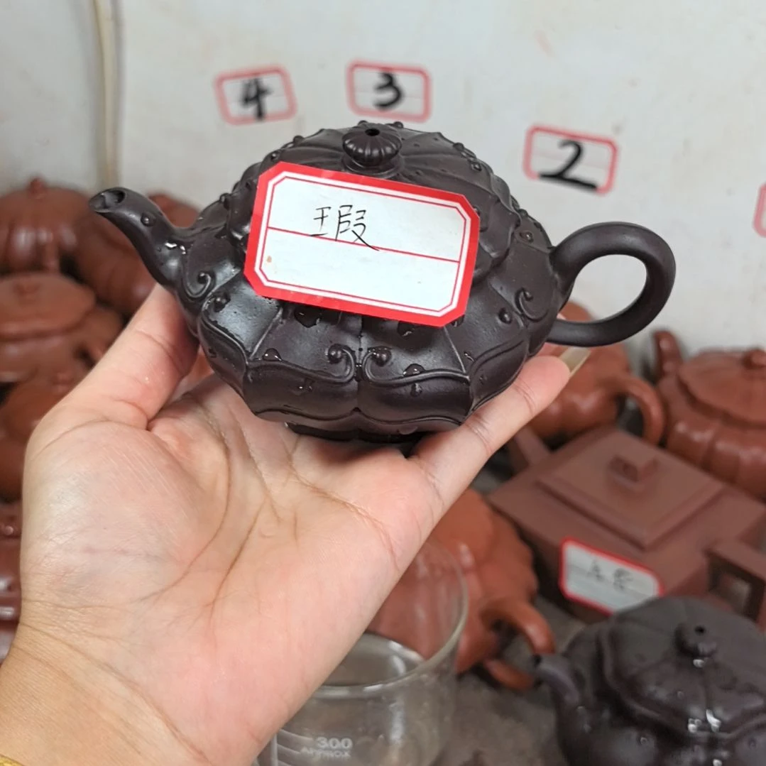 走***人紫砂茶壶筋纹器六方如意200cc
