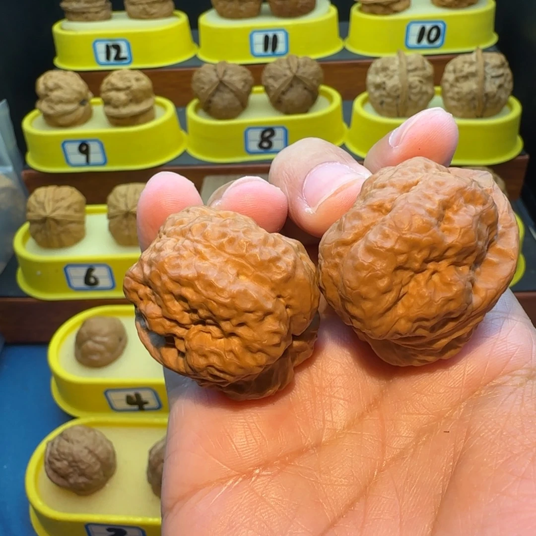 执***著桃核把件大羊头蟾