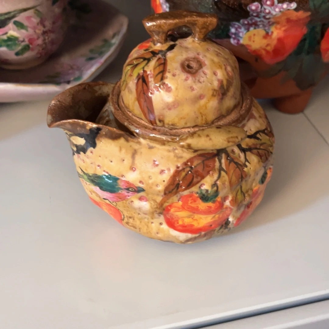 瓷片嵇****d纯手工柴烧制作工艺