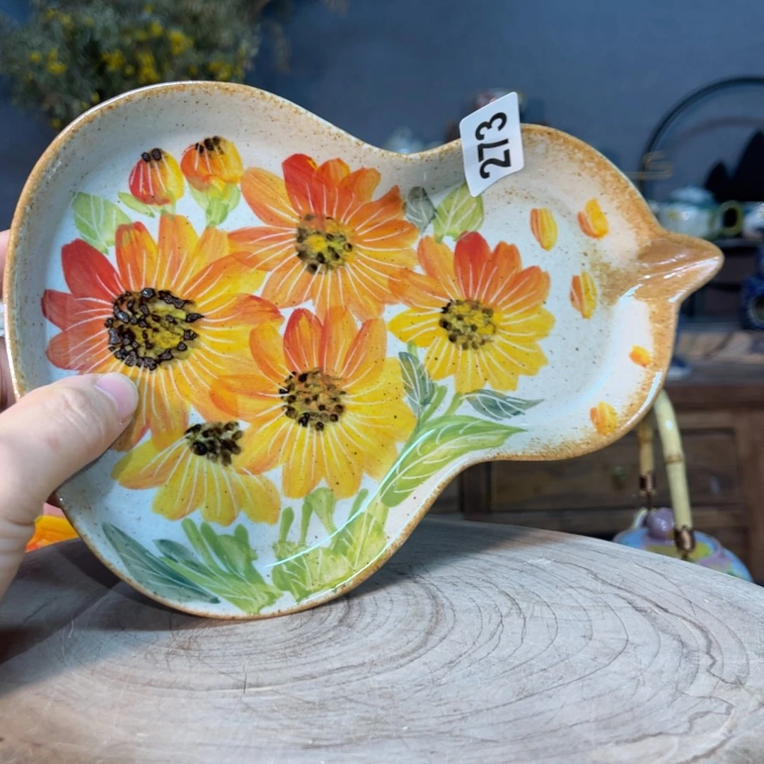 杯素浅陶瓷手手绘图