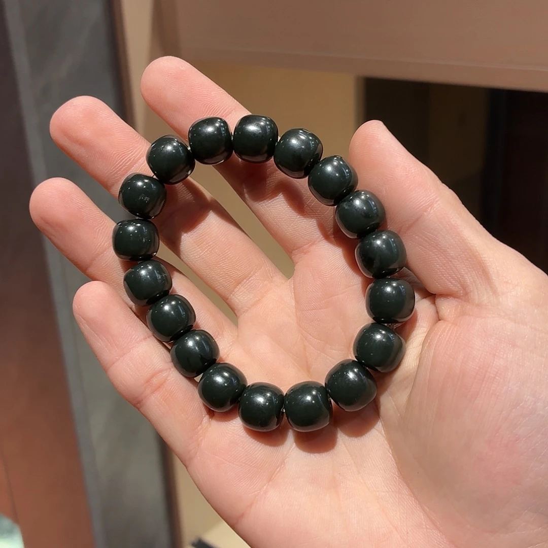 和田玉未镶嵌手串12mm