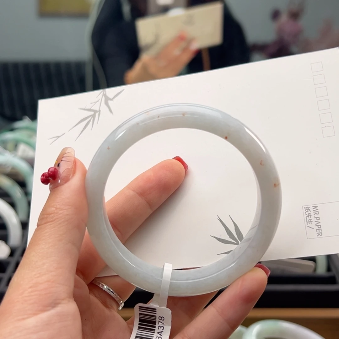 翡翠未镶嵌手镯19号58正