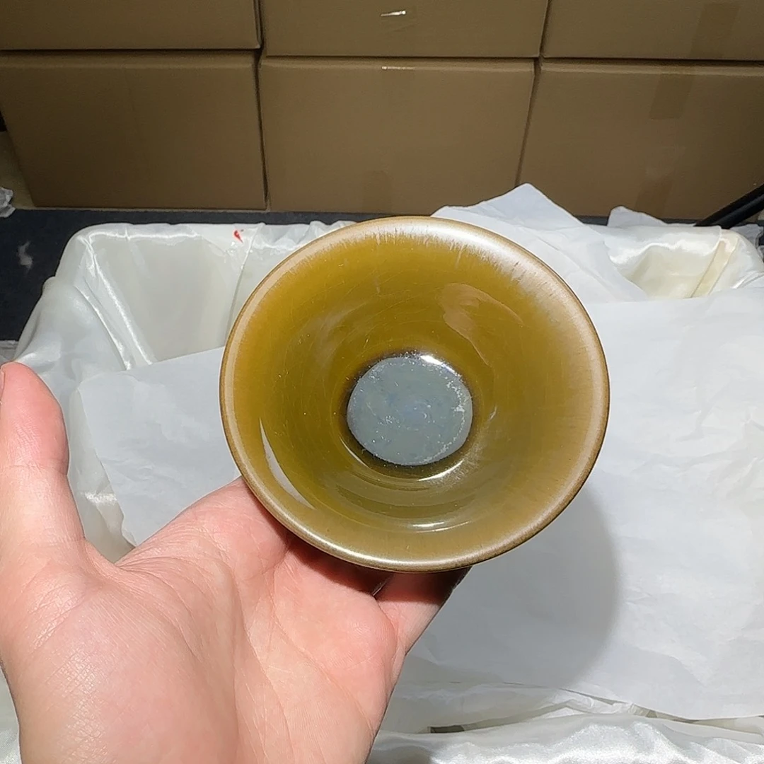 茶盏微瑕建盏，介意勿拍