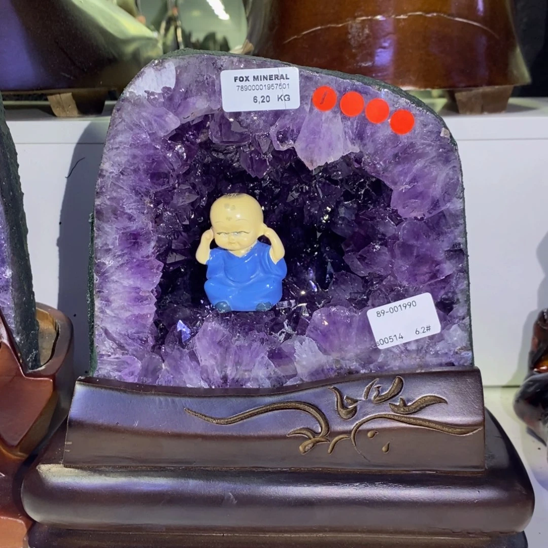 未镶嵌大型摆件（非配饰）紫晶25x23