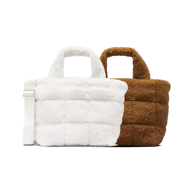 【新品上市】毛茸茸日常休闲时尚手提包简约百搭冬季斜跨女包BB1101