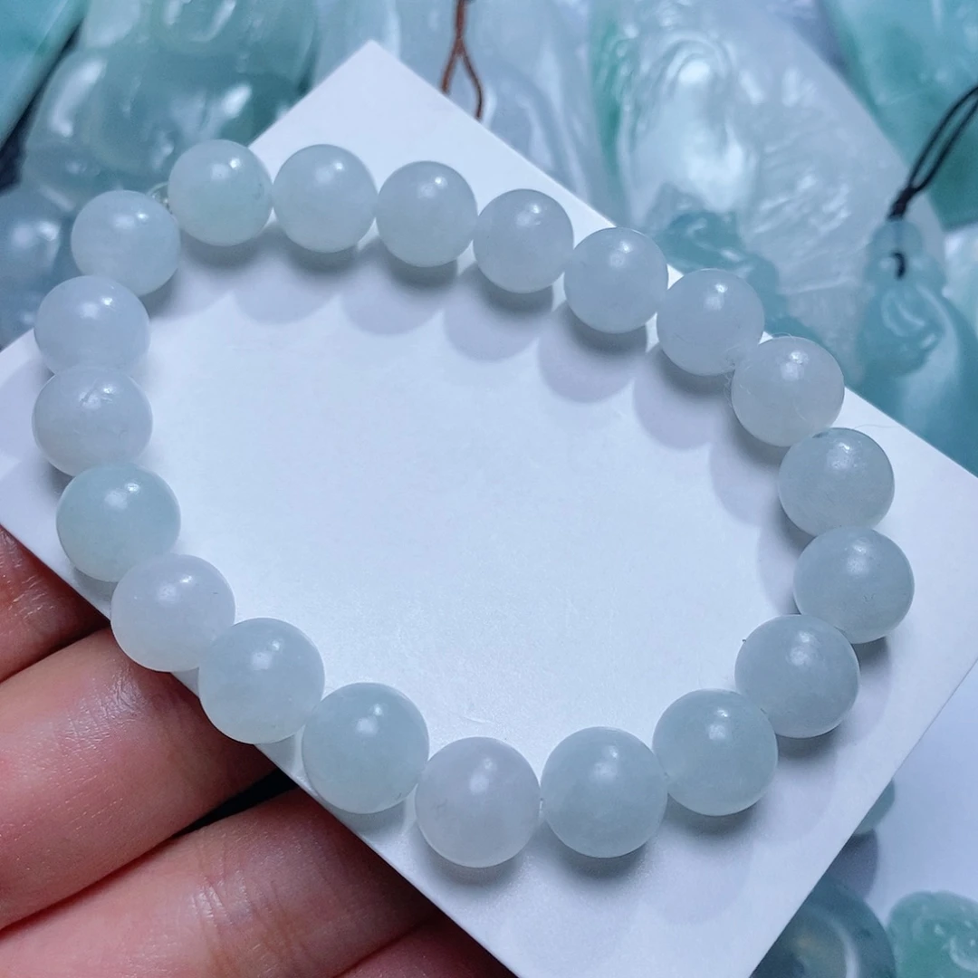 定制翡翠未镶嵌毛货付款后确认抛光