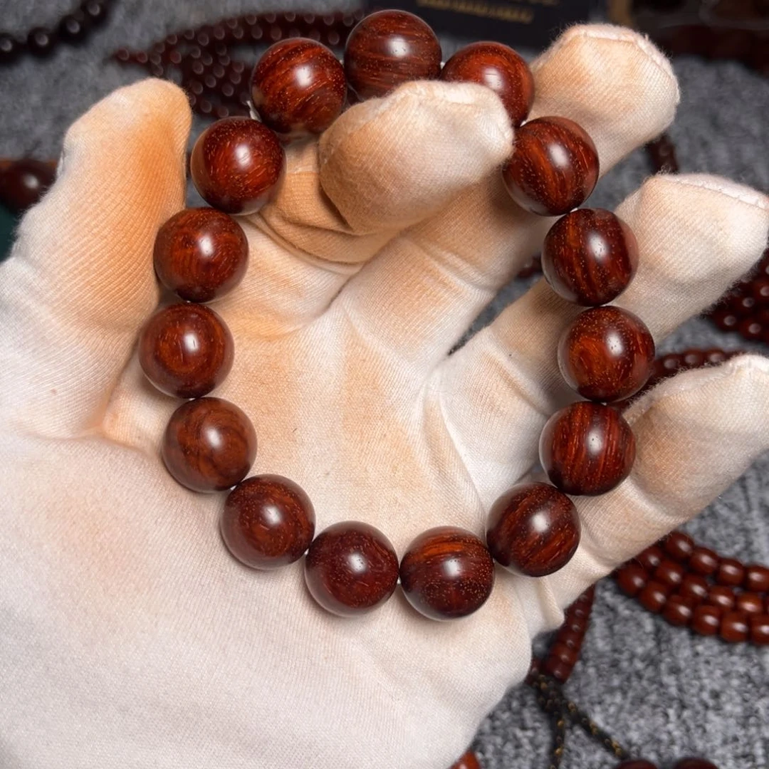 小叶紫檀手串/手链1.5 高油 原汁原味水波油润