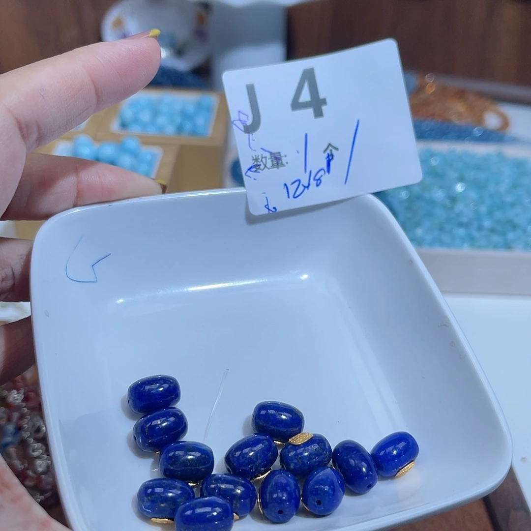 青金石银S925镶嵌       J4。