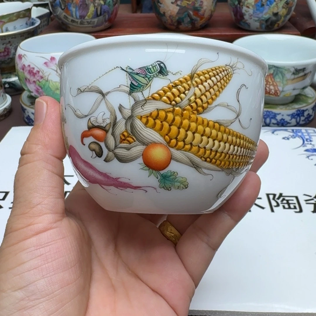 景德镇手工手绘展示