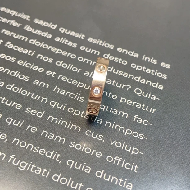 18k金钻石戒指一钻/24小时鉴赏期