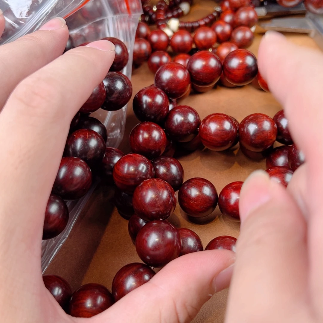 手串/手链小叶紫檀18泥料金星与鳞底