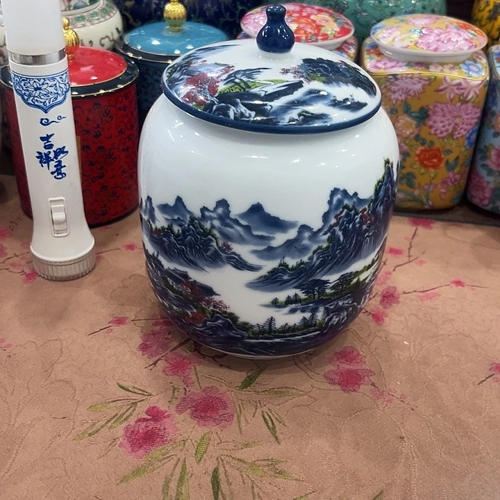 陶瓷制品高端茶叶罐