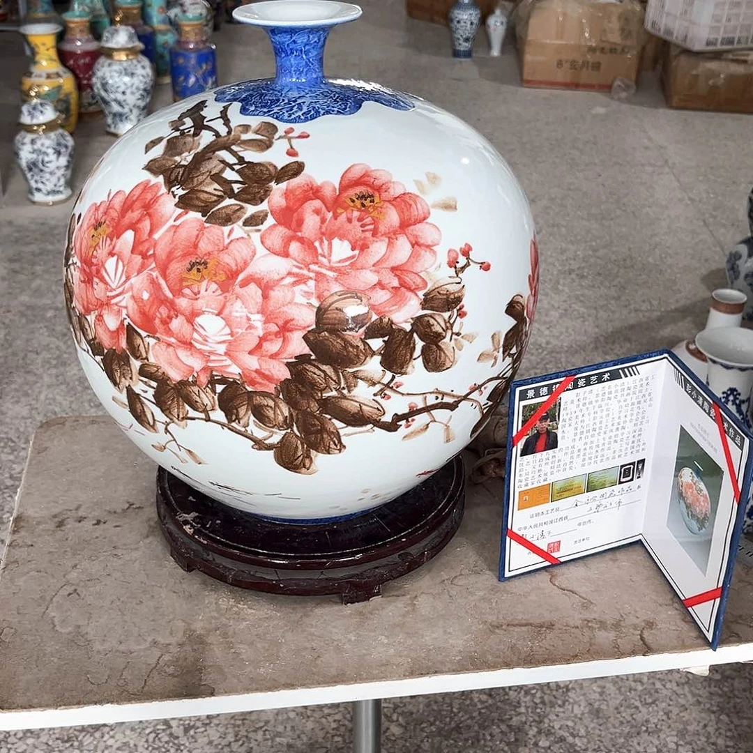 景德镇陶瓷艺术花瓶