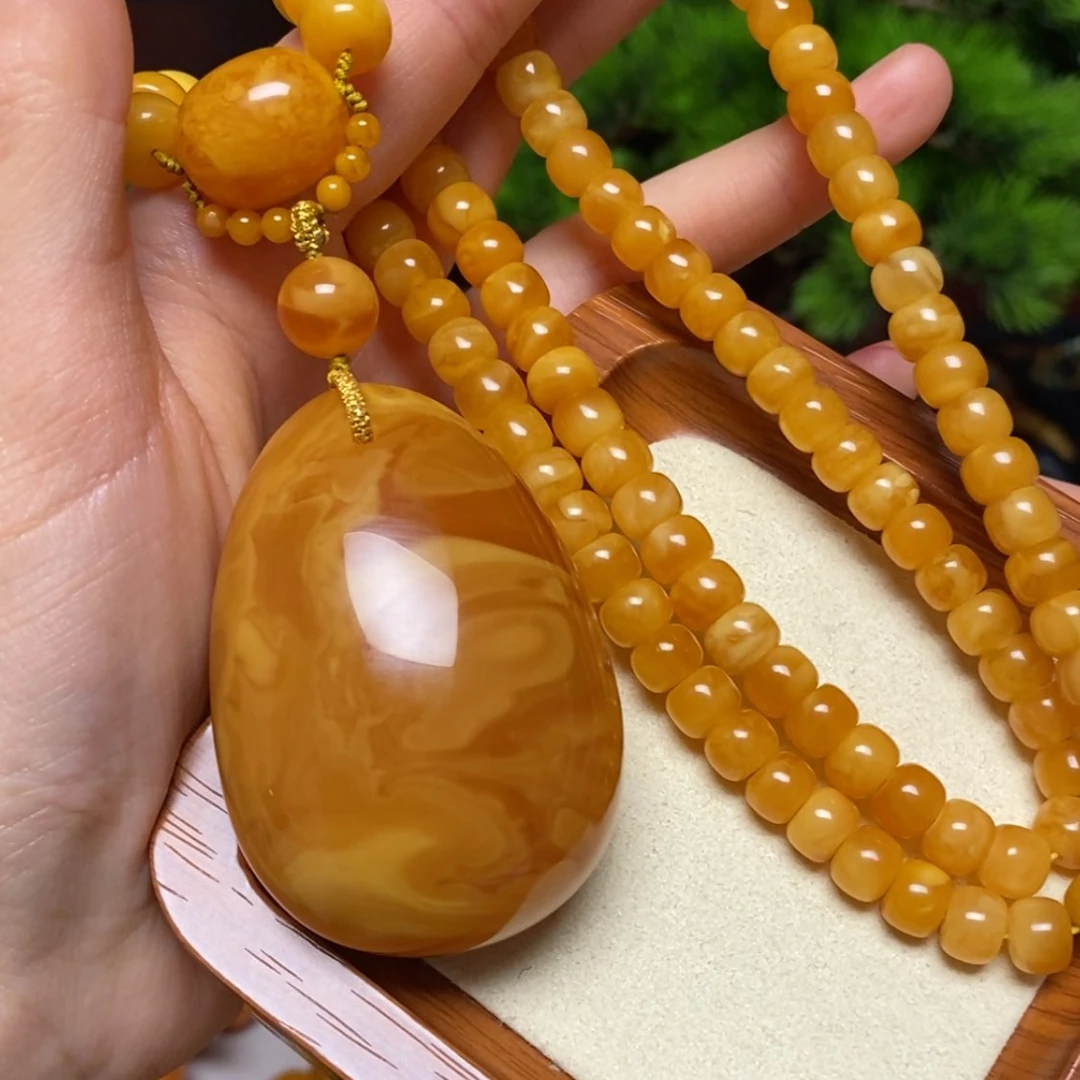 【闪购商品】蜜蜡颈饰未镶嵌项链定制