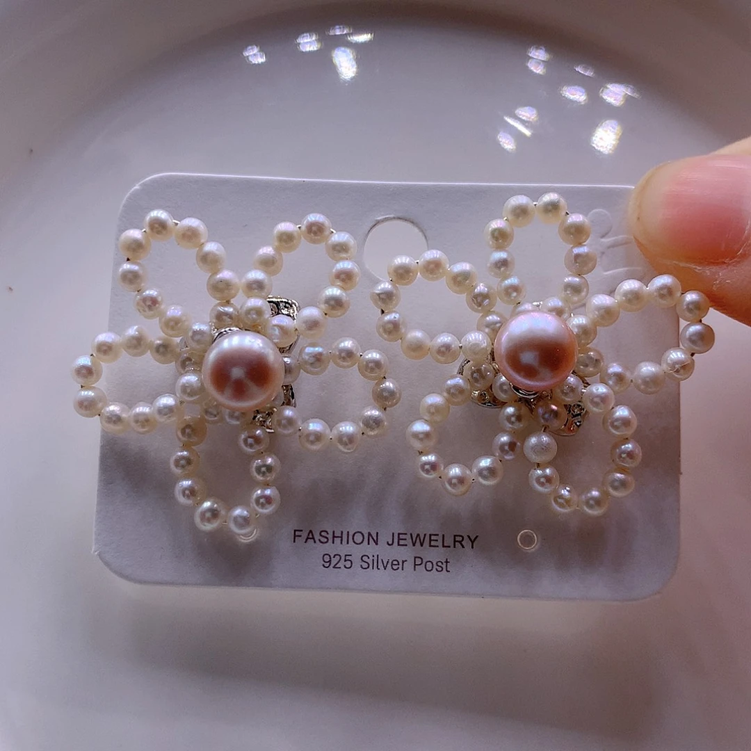耳饰未镶嵌淡水珍珠