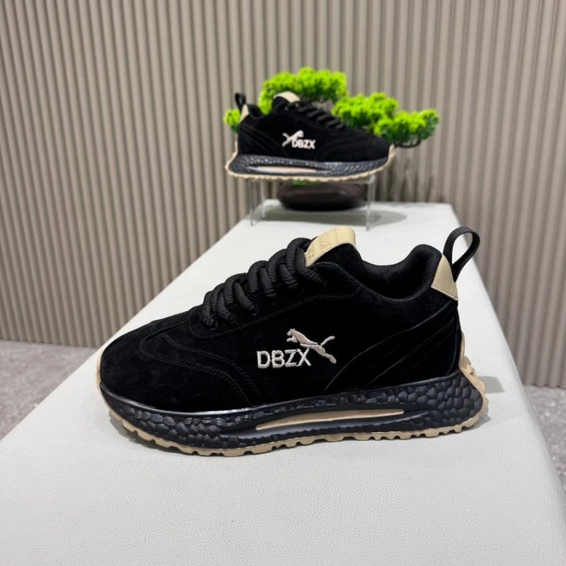 男鞋2026潮牌春秋新款百搭厚底时尚休闲鞋软底低帮潮流时尚运动鞋