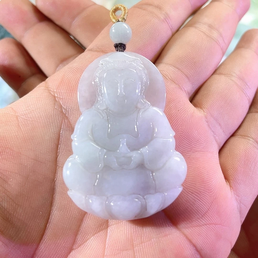 【闪购商品】翡翠未镶嵌颈饰观音
