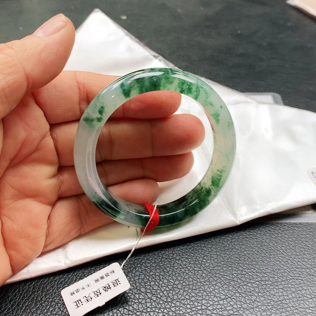 未镶嵌手镯翡翠万****兰天然翡翠手镯