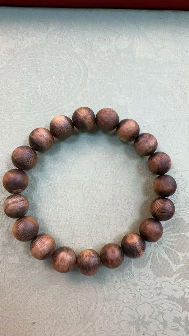 沉香沉香（假一赔万）奇楠虎斑奇（花珠）10MM单圈手串（多样性发一）