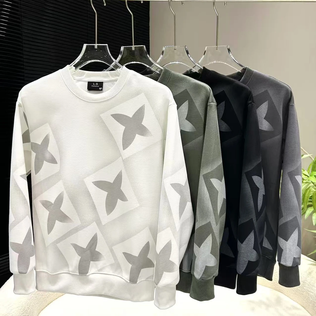 2025秋季新品时尚潮流百搭韩版男士卫衣7908