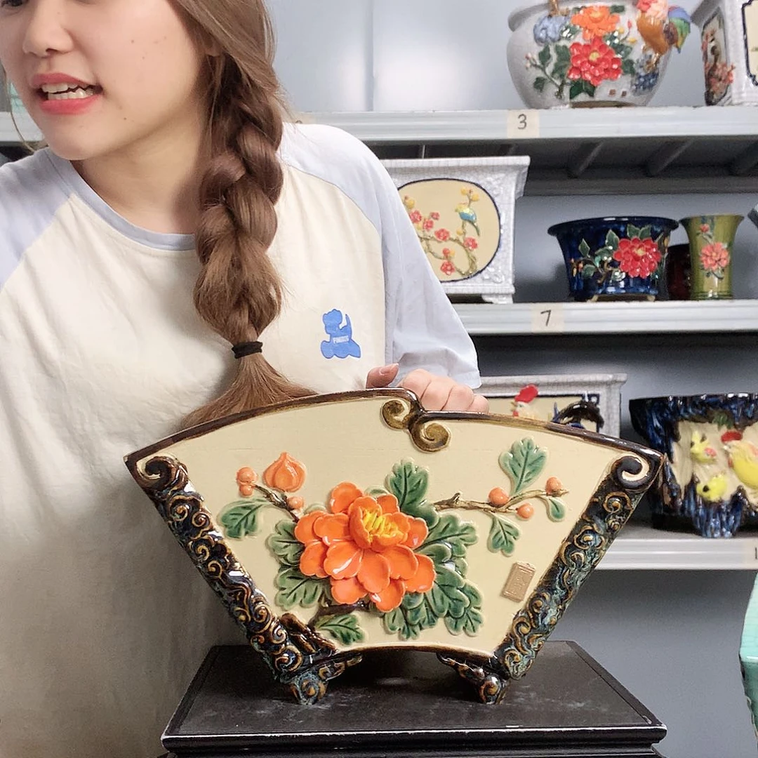 丽**艺实物拍摄湾盆石湾