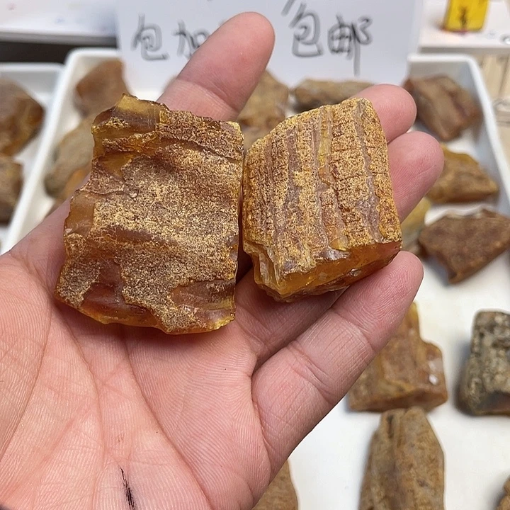 爱***谁定制琥珀未镶嵌天然琥珀蜜蜡