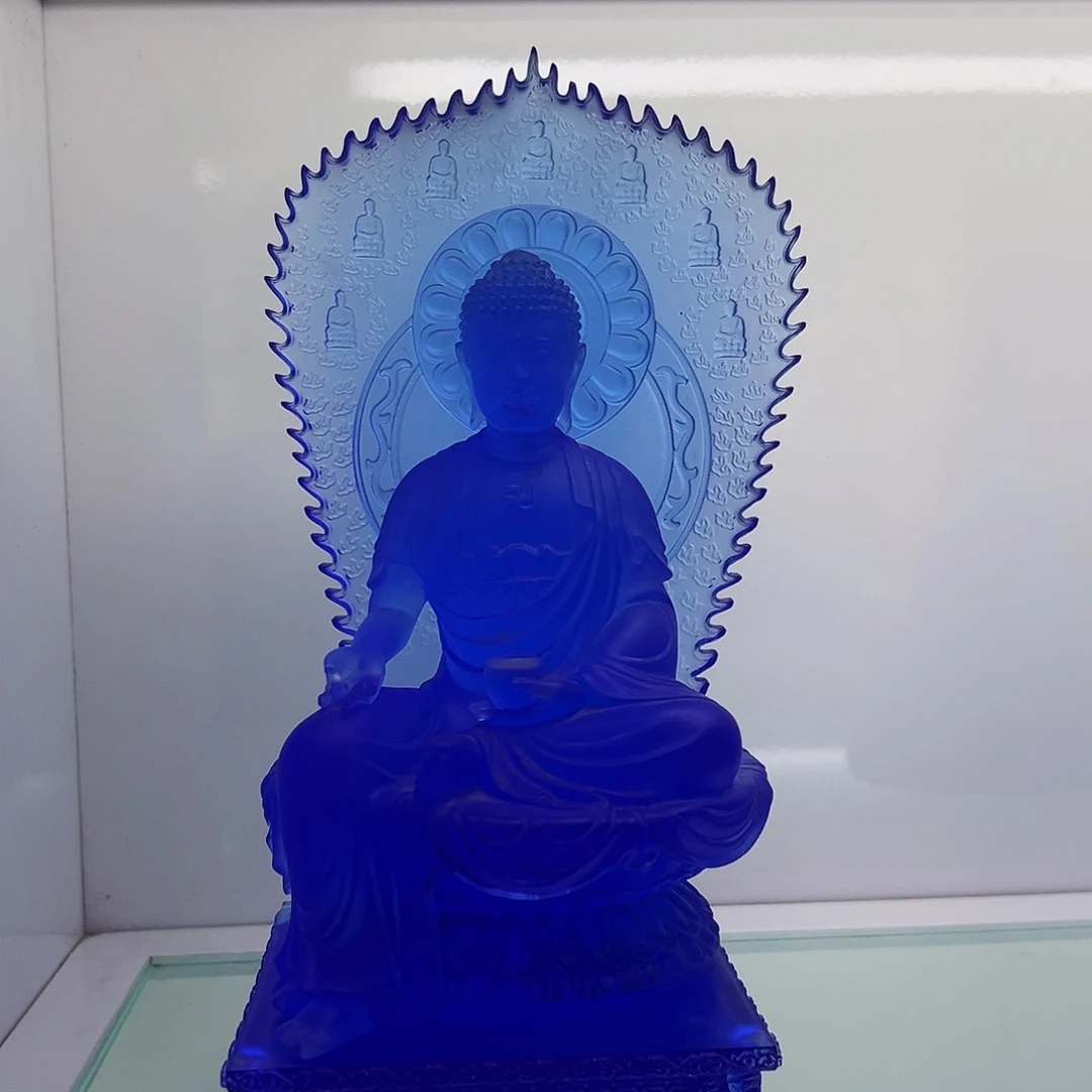 【闪购商品】琉璃手工艺品༺****༻30cm药师佛