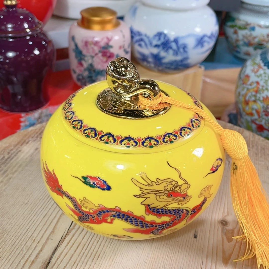 【闪购商品】罐陶瓷茶叶罐密封罐