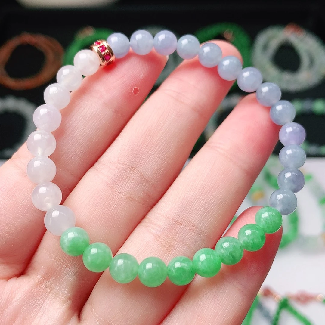 未镶嵌手链翡翠翡翠