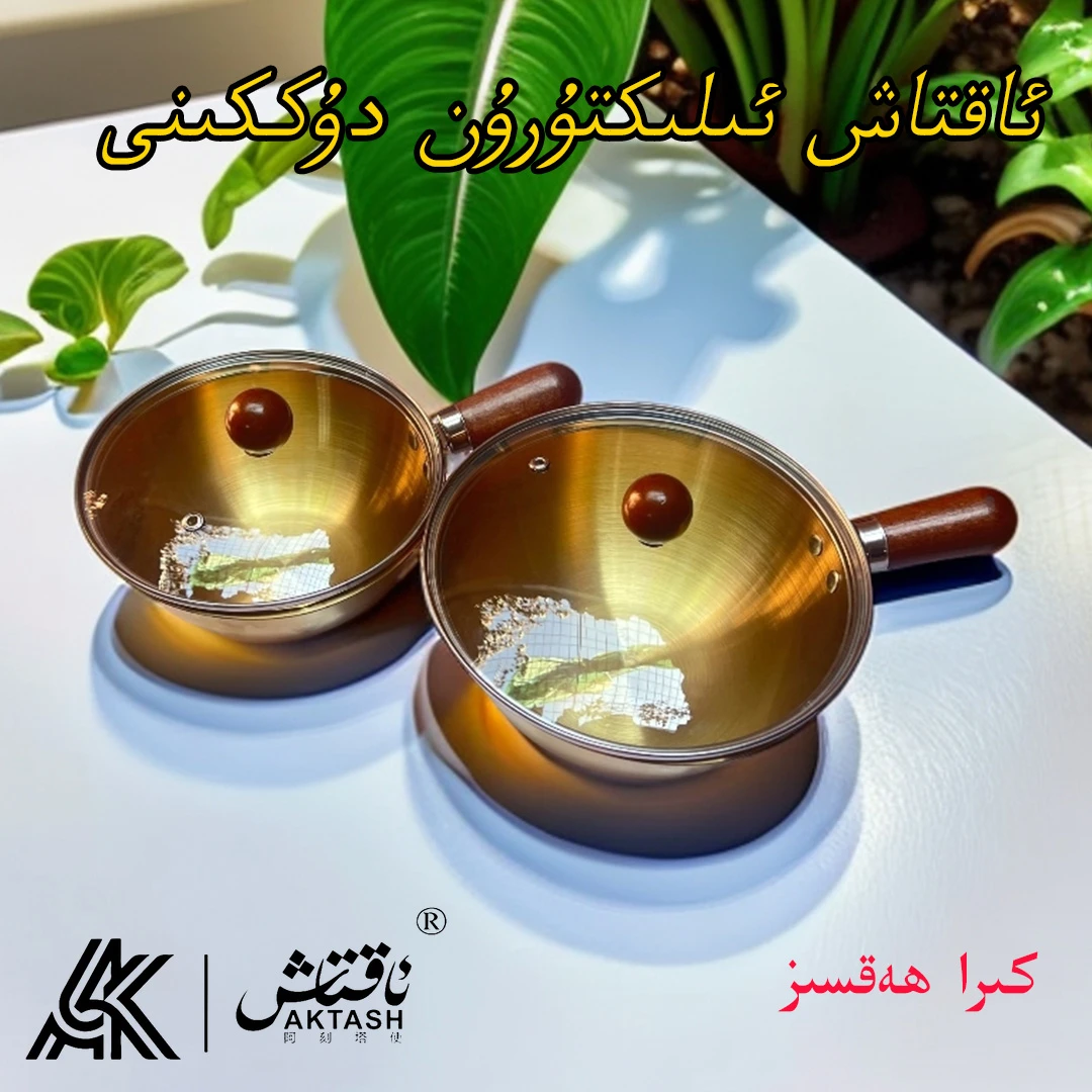 日常家用食品级不锈钢镀金金色小吃锅简约燃气灶奶锅