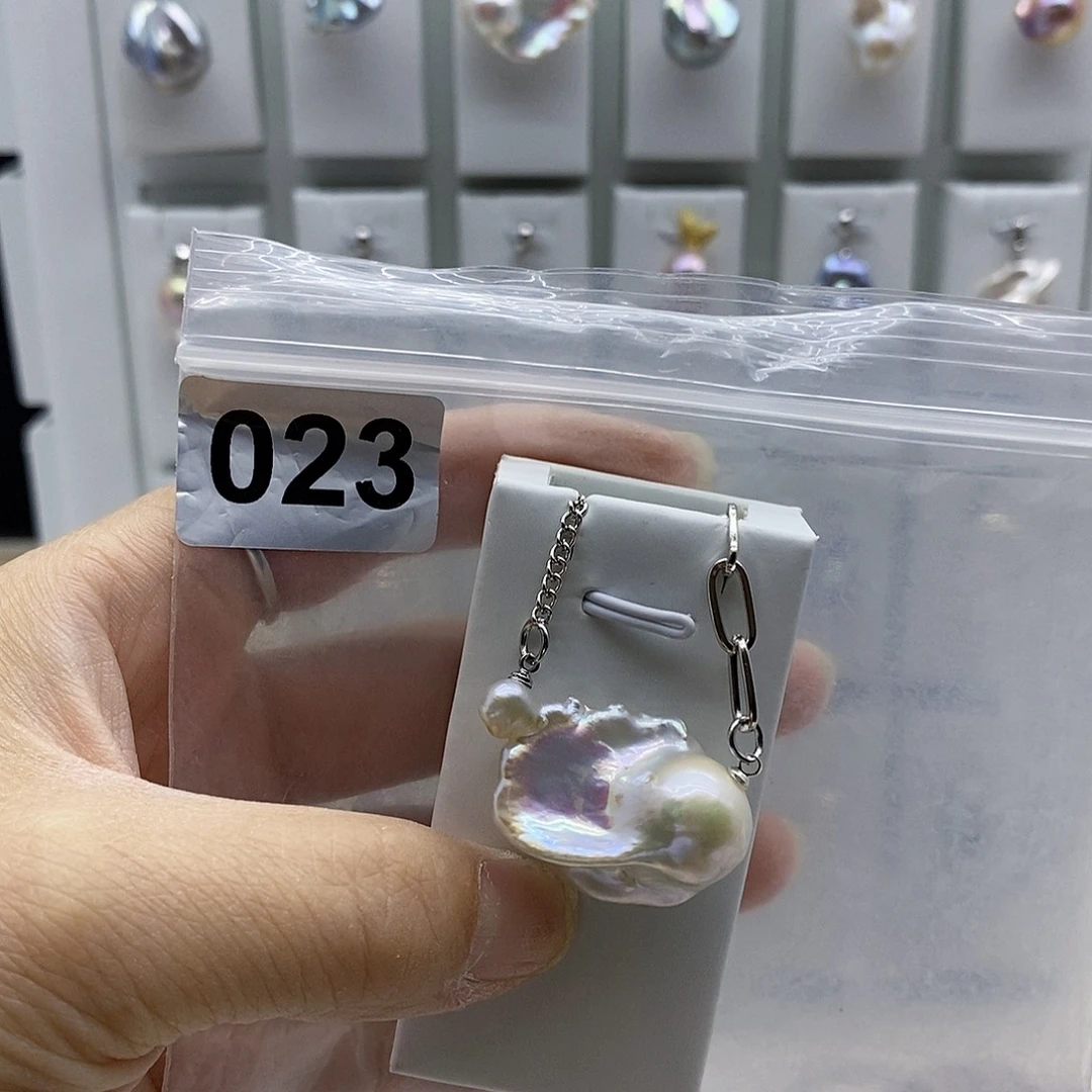 颈饰合金淡水珍珠