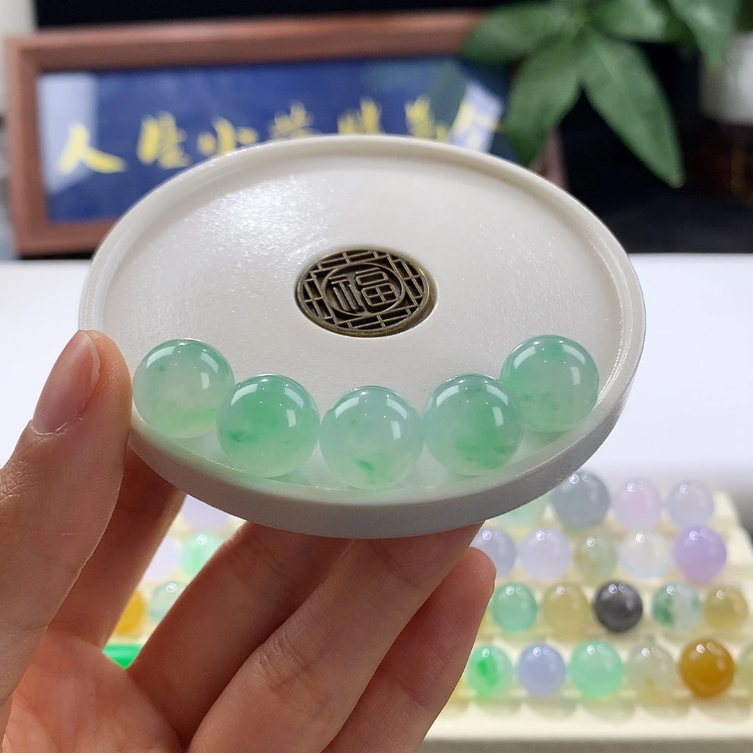 糯****翡翠散珠翡翠珠子